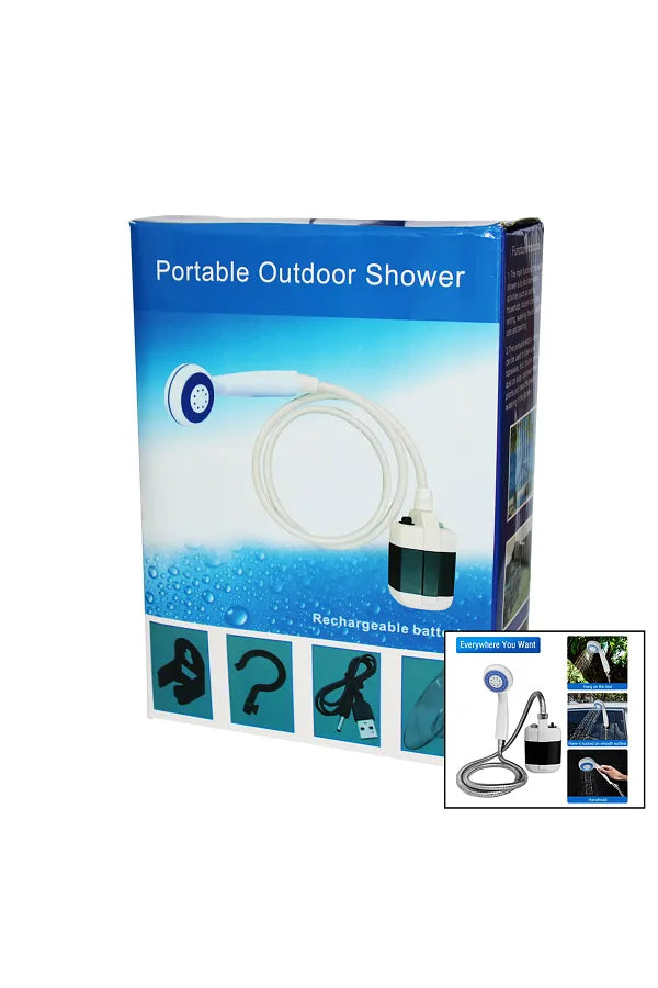 Douche Portable pour Camping avec Pompe à Eau 🇨🇩