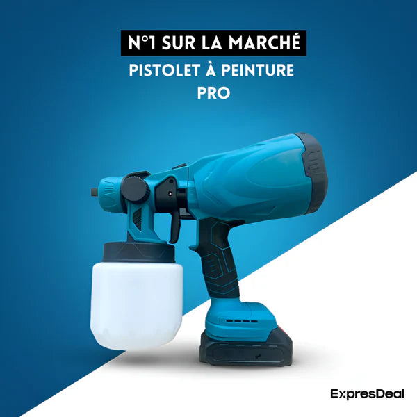 Pistolet à Peinture Électrique Sans Fil Portatif Magique (+Batterie Offerte) 🇹🇬